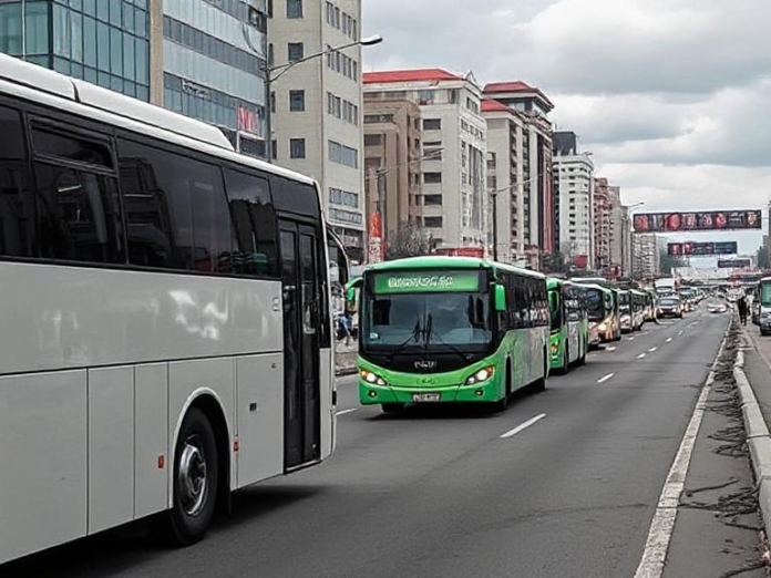 Улаанбаатарт автобус