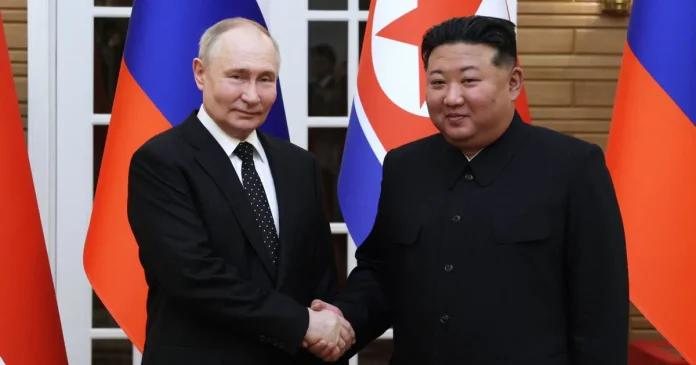 Путин, Ким Жон Ун