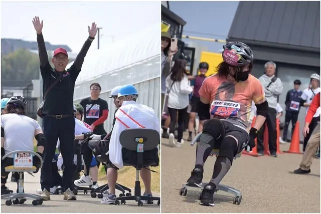 Японд оффисын сандлын уралдаан болжээ