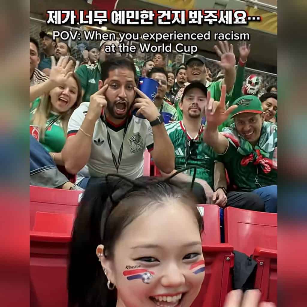 Хөлбөмбөгийн ДАШТ-ий үеэр Солонгос эмэгтэйг арьс, өнгөөр доромжилсон Мексик эрийг ажлаас нь чөлөөлжээ