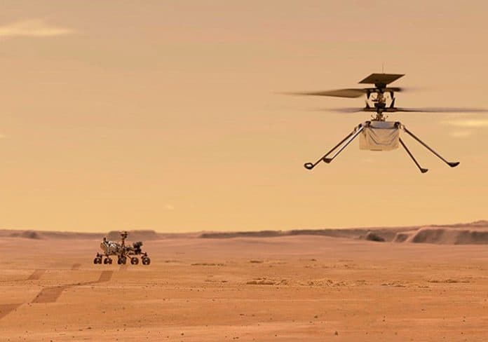 Ангарагт хүн буулгах газрыг NASA робот нисдэг тэргээр хайна